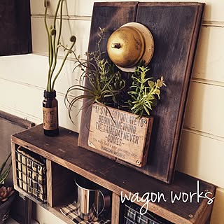 バス/トイレ/いなざうるす屋さんアレンジ/男前インテリア/ブログ更新しました♡/wagonworks...などのインテリア実例 - 2016-01-09 11:43:53