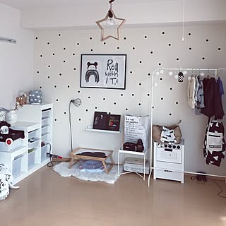 子供部屋 ドット柄のインテリア実例 Roomclip ルームクリップ