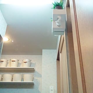 バス/トイレ/連チャンupごめんなさい(>_<)/2016.10.29♥/洗面所⇒ティッシュ♥/3coins&セリア コラボ♪...などのインテリア実例 - 2016-10-29 12:18:08