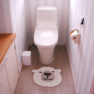 トイレ ストライプ壁紙のインテリア実例 Roomclip ルームクリップ