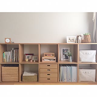 一人暮らし スタッキングシェルフのインテリア レイアウト実例 Roomclip ルームクリップ