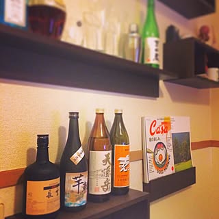 棚/LOGOS/CasaBRUTUS/焼酎/黒糖焼酎...などのインテリア実例 - 2015-10-25 18:53:27