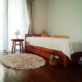 ベッド周り/鎌倉Marie/無印良品/Bcompany/くま部...などのインテリア実例 - 2014-08-04 13:35:31