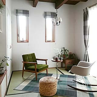 カーテン 和室のおしゃれなインテリアコーディネート レイアウトの実例 Roomclip ルームクリップ