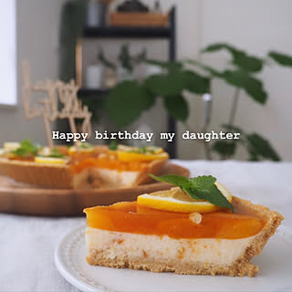 誕生日/手作りケーキ/いいね、フォロー本当に感謝デス☺︎/心にゆとりを(⍢)/植物のある暮らし...などのインテリア実例 - 2020-02-24 23:09:00