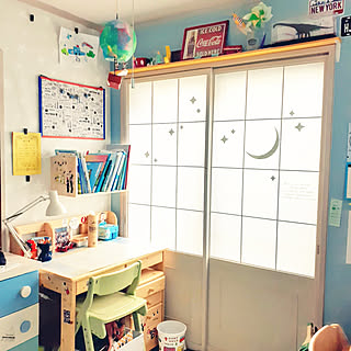 子供部屋 障子リメイクのインテリア実例 Roomclip ルームクリップ