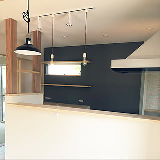 キッチン/カウンターキッチン/アクセントクロス/キッチン窓/新築記録...などのインテリア実例 - 2018-04-19 10:39:49