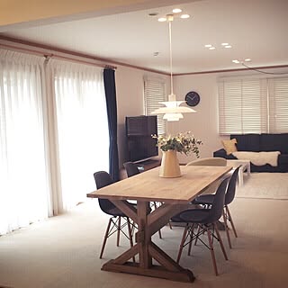 部屋全体/ルイスポールセン/ダイニングテーブル/照明/北欧...などのインテリア実例 - 2015-01-19 16:01:33