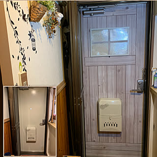 玄関ドアリメイクdiyのインテリア 手作りの実例 Roomclip ルームクリップ