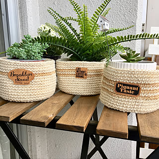 鉢カバー手編みのインテリア実例 Roomclip ルームクリップ