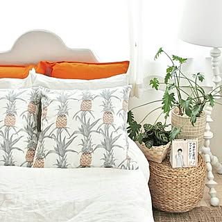 ベッド周り/H&M HOME/IKEA/イケア/ニトリ自然素材モニター...などのインテリア実例 - 2017-06-13 12:09:04