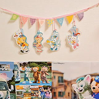 ダッフィー ガーランド手作りのインテリア実例 Roomclip ルームクリップ