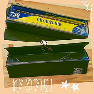 キッチン/モノトーン/セリアリメイク/コストコのラップ/コストコ♥️のインテリア実例 - 2017-01-27 16:53:36