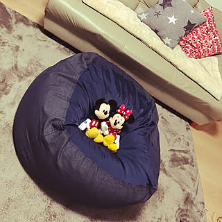 ニトリ ビーズクッションはニトリのインテリア実例 Roomclip ルームクリップ
