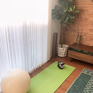 ヨガマット バランスボールのインテリア実例 Roomclip ルームクリップ