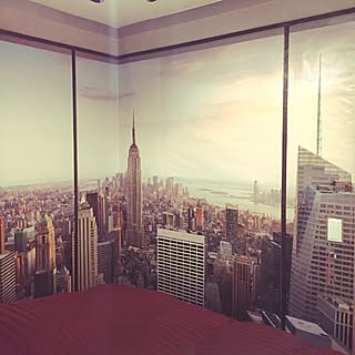 寝室 ニューヨークスタイルのインテリア実例 Roomclip ルームクリップ