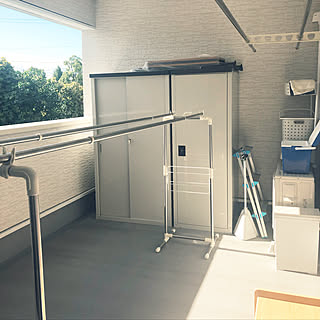 ベランダ 洗濯物干しスペースのインテリア実例 Roomclip ルームクリップ