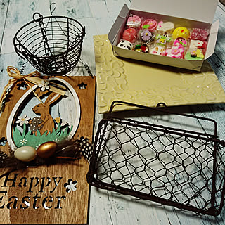 机/ナチュキチ/ナチュキチ雑貨/ワイヤーかご/フランジパニ...などのインテリア実例 - 2019-02-28 09:09:45