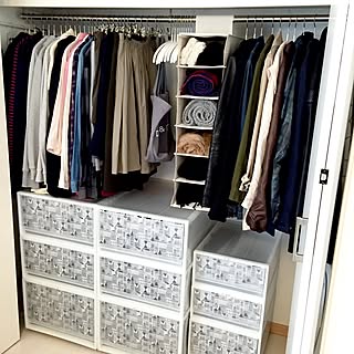 ベッド周り/ポリプロピレンケース/marimekko/マリメッコ/クローゼットの中...などのインテリア実例 - 2015-10-13 11:21:24