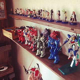 セリア ガンプラのインテリア実例 Roomclip ルームクリップ