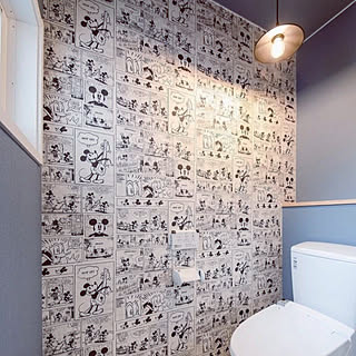 バス トイレ ディズニー壁紙のインテリア実例 Roomclip ルームクリップ