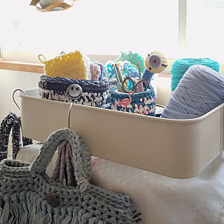 ベッド周り/ハンドメイド/編み物/RCの出会いに感謝♡/感謝でいっぱい♡...などのインテリア実例 - 2020-02-23 21:35:43