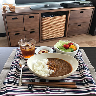 信楽焼/高校野球/ひとり暮らし/スタッキングシェルフ/無印良品...などのインテリア実例 - 2018-07-22 12:24:45