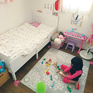 机/ニトリ/ニトリ子ども部屋モニター/キッズルーム/ナチュラル...などのインテリア実例 - 2017-11-24 17:01:07