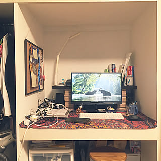 デスクトップパソコンのインテリア実例 Roomclip ルームクリップ