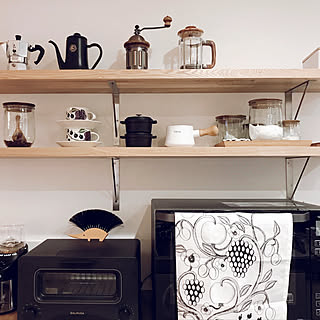 棚/飾り棚/キッチンカウンター/キッチンボード/北欧インテリア...などのインテリア実例 - 2020-02-07 20:20:15