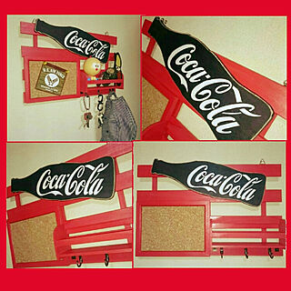 Diy コカ コーラ雑貨のインテリア 手作りの実例 Roomclip ルームクリップ