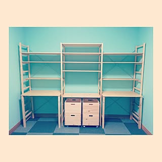 部屋全体/無印良品/カルデラ湖の水/DIY/壁紙屋本舗のインテリア実例 - 2016-08-12 06:28:59