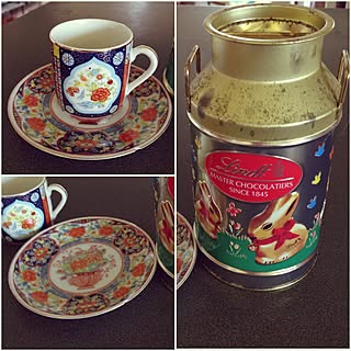 Tin缶/リンツ/伊万里/ボーンチャイナ/リサイクルショップの戦利品♪...などのインテリア実例 - 2015-10-10 20:16:14