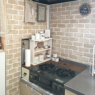 ダイソー コンロの隙間のインテリア実例 Roomclip ルームクリップ