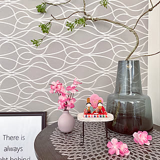 チルウィッチ ダリア/アクセントクロス/ホルムガード フローラ/ひな祭り/棚のインテリア実例 - 2020-02-19 11:18:28