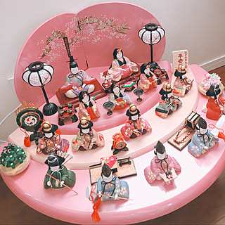部屋全体/いいね&フォローありがとうございます☆/3月/平安雛/ひな祭りのインテリア実例 - 2018-03-01 10:49:00