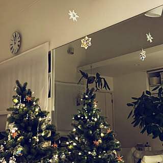 スワロフスキー クリスマスオーナメントのインテリア実例 Roomclip ルームクリップ