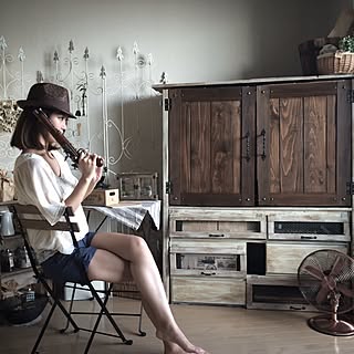 うちじゃない/yurinaちゃんち/hibikiちゃん/DIY/火縄銃...などのインテリア実例 - 2014-08-07 17:30:31