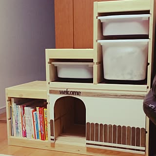 Ikea 犬小屋diyのインテリア 手作りの実例 Roomclip ルームクリップ