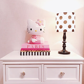 ハローキティ♡/HELLO KITTY/取っ手/BOOK/ルームランプ...などのインテリア実例 - 2019-10-17 16:36:09