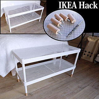 IKEA/棚/ベンチ/シューズラック/DIY リメイクのインテリア実例 - 2019-12-18 16:50:57