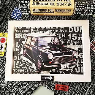 100均リメイク メタルプレートシールのインテリア実例 Roomclip ルームクリップ