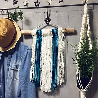 壁/天井/楽しかった〜♪/IKEAフェイクグリーン/プラハン初心者/ロープ/コーナン...などのインテリア実例 - 2016-06-25 15:39:06