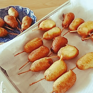 キッチン/ひとくちアメリカンドッグ/お皿/お裾分け/美味しいのインテリア実例 - 2017-08-20 09:40:11