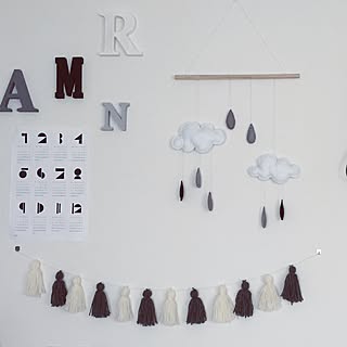 雲のモビールのインテリア実例 Roomclip ルームクリップ