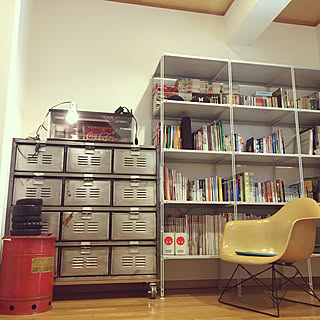 書斎/無印良品/ミッドセンチュリー/アメリカンヴィンテージ/築40年以上...などのインテリア実例 - 2020-01-19 14:04:30