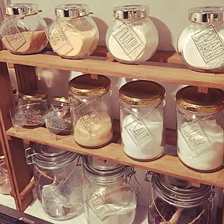 キッチン/セリア/タグ/プラ板/瓶詰め...などのインテリア実例 - 2015-11-11 22:28:38