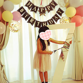 バルーン 誕生日飾りつけのインテリア実例 Roomclip ルームクリップ
