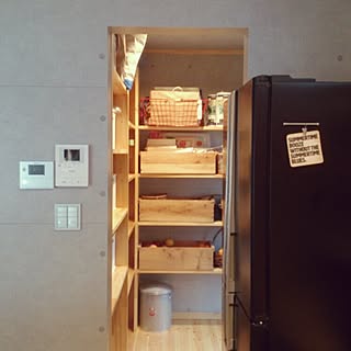 キッチン/みんなとたわむれ隊٩(♥ε♥ )۶/しゃれとんしゃあ会/がんばっぺ福島！/コンクリート風壁紙...などのインテリア実例 - 2014-12-29 15:55:21