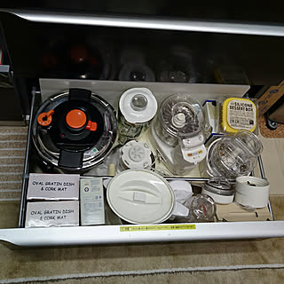 キッチン/出番の少ないキッチン家電置き場/10000人の暮らし/●●の置き場所/フードプロセッサー...などのインテリア実例 - 2018-02-12 14:31:18